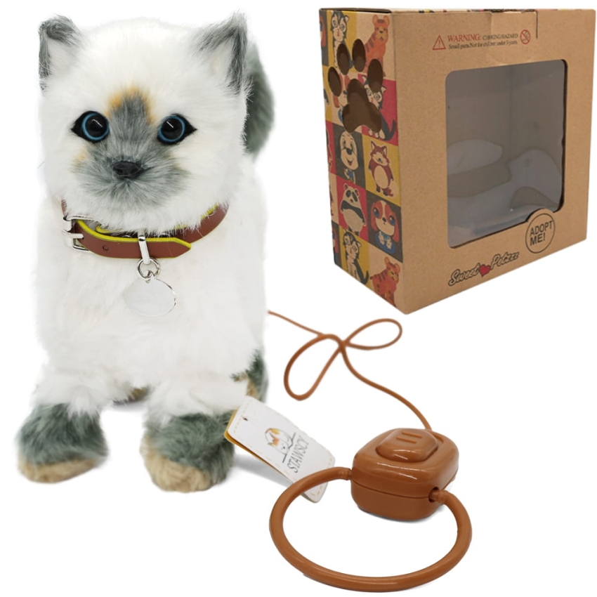 KOTEK NA SMYCZY INTERAKTYWNY KOT PLUSZOWY MASKOTKA STAWSCY CHODZI MIAUCZY 12.jpg