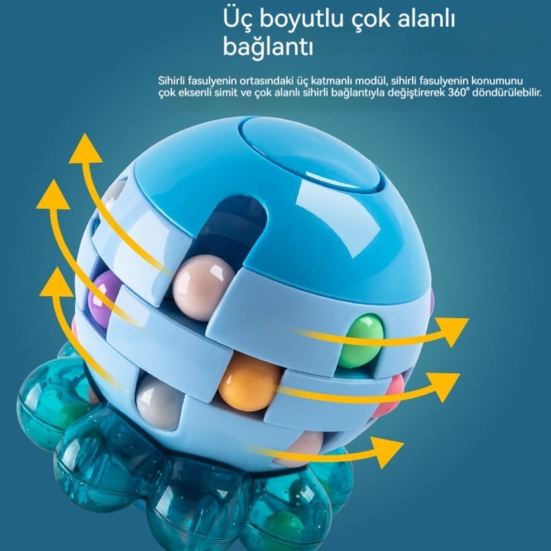 MAGICZNA KOSTKA układanka GRA LOGICZNA LABIRYNT OŚMIORNICA.jpg