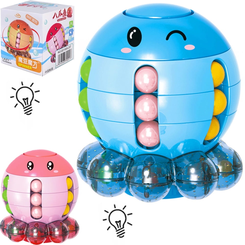 MAGICZNA KOSTKA układanka ŁAMIGŁÓWKA GRA LOGICZNA LABIRYNT OŚMIORNICA 6.jpg