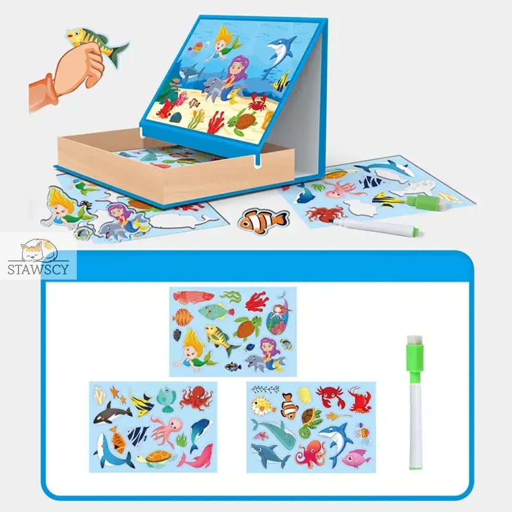 UKŁADANKA MAGNETYCZNA puzzle KLOCKI MAGNETYCZNE tablica KSIĄŻKA EDUKACYJNA STAWSCY 2.jpg