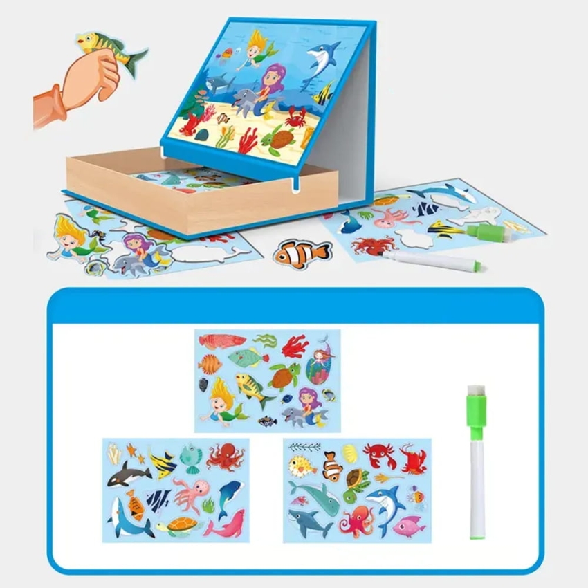 UKŁADANKA MAGNETYCZNA puzzle KLOCKI MAGNETYCZNE tablica KSIĄŻKA EDUKACYJNA STAWSCY 2.jpg