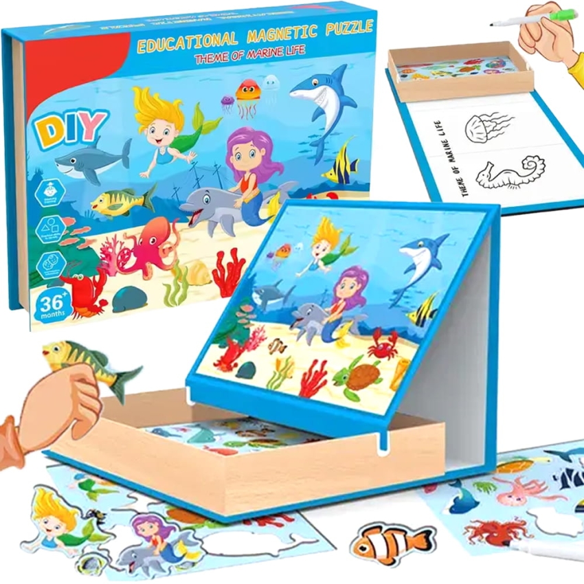 UKŁADANKA MAGNETYCZNA puzzle KLOCKI MAGNETYCZNE tablica KSIĄŻKA EDUKACYJNA STAWSCY 3.jpg