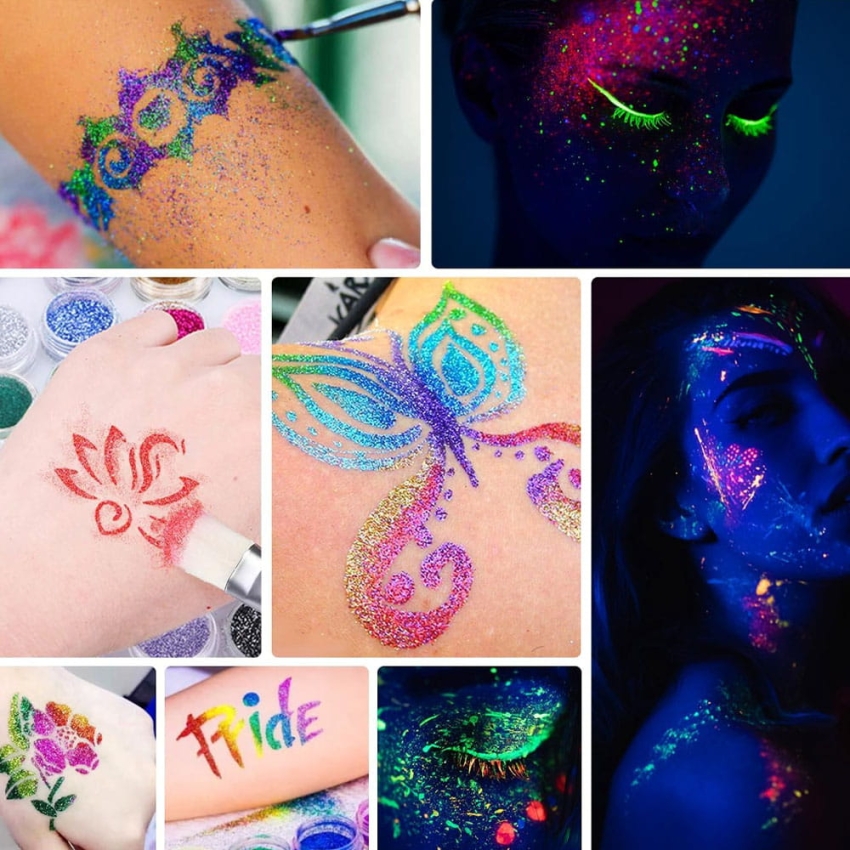 ZESTAW DO ROBIENIA TATUAŻY BROKATOWYCH DLA DZIECI SZABLONY ZMYWALNE BROKATY 3.jpg