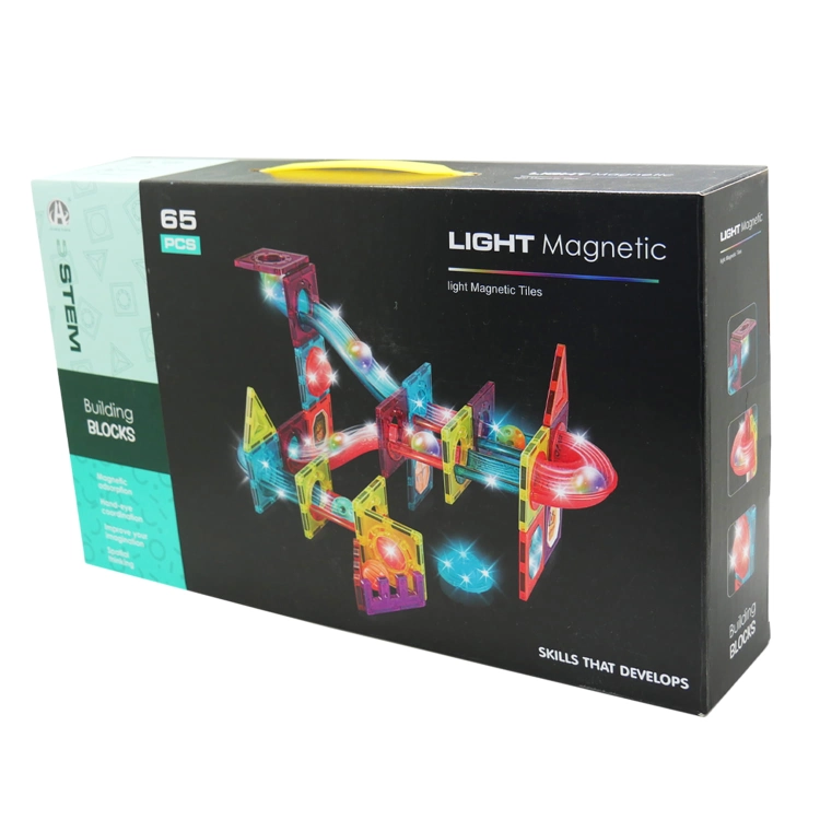 KLOCKI MAGNETYCZNE konstrukcyjne edukacyjne puzzle kolorowe ŚWIECĄCE BMC-1017 2.jpg