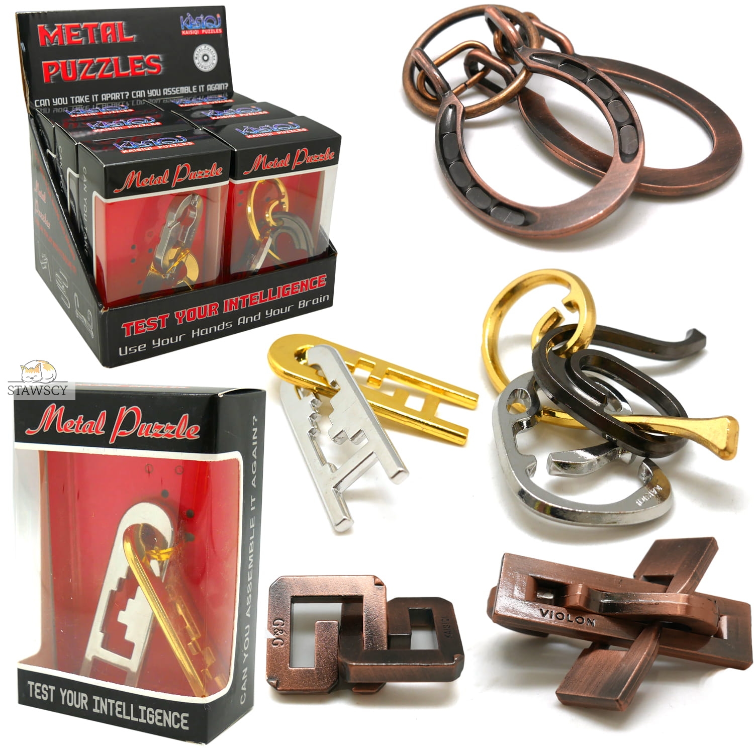Metalowe puzzle zabawka logiczna ukladanka gra.jpg
