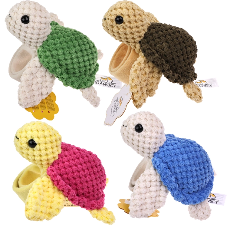 Żółw Morski Opaska Na Rękę Pluszowa Bransoletka Maskotka Pluszak Crochet Stawscy 00.jpg