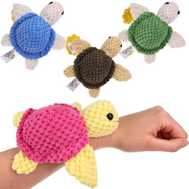 Żółw Morski Opaska Na Rękę Pluszowa Bransoletka Maskotka Pluszak Crochet Stawscy 0.jpg