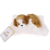 Realistyczny Kotek Figurka Na Poduszce w Posłanku Maskotka Stawscy Cocker Spaniel 3.jpg