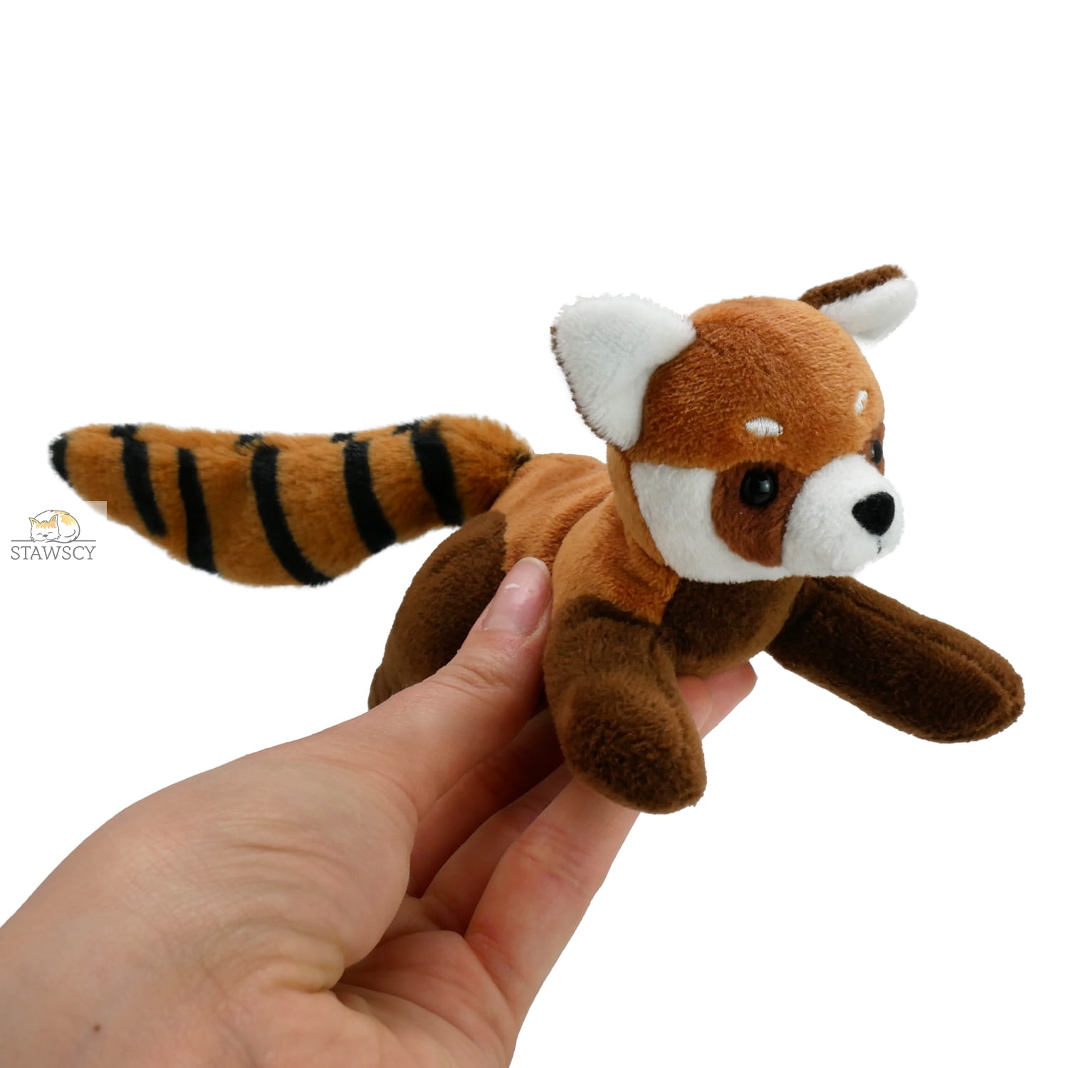MM-004 magnes panda ruda czerwona pluszowa maskotka pluszak przytulanka 2.jpg
