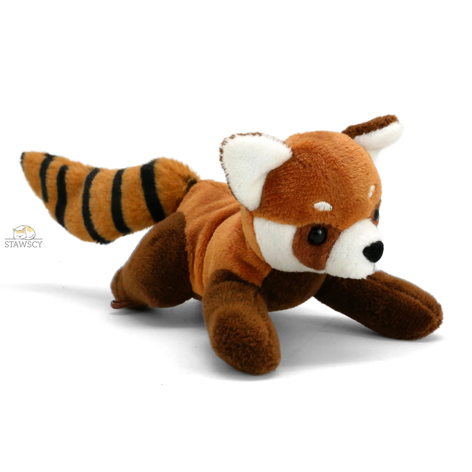 MM-004 magnes panda ruda czerwona pluszowa maskotka pluszak przytulanka.jpg