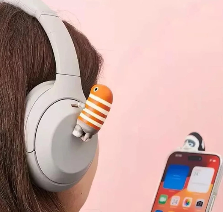 Hipper Kotek Mini Laleczka na Telefon Ozdoba Kot Rekin 5.jpg