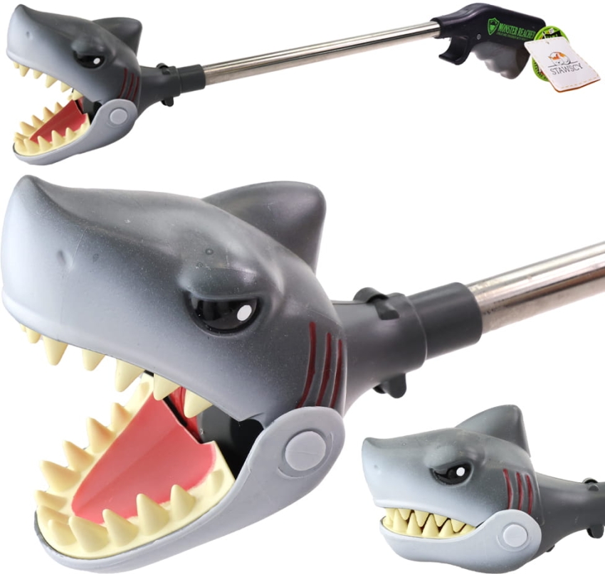 Łapacz Grabber Łapka Pistolet Zabawka Edukacyjna Chwytak Stawscy Rekin 5.jpg