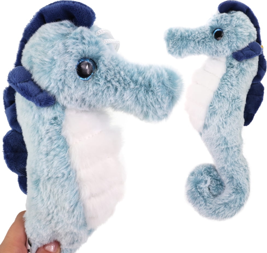 Konik Morski Pluszowy Maskotka Stawscy Pluszak Niebieski.jpg