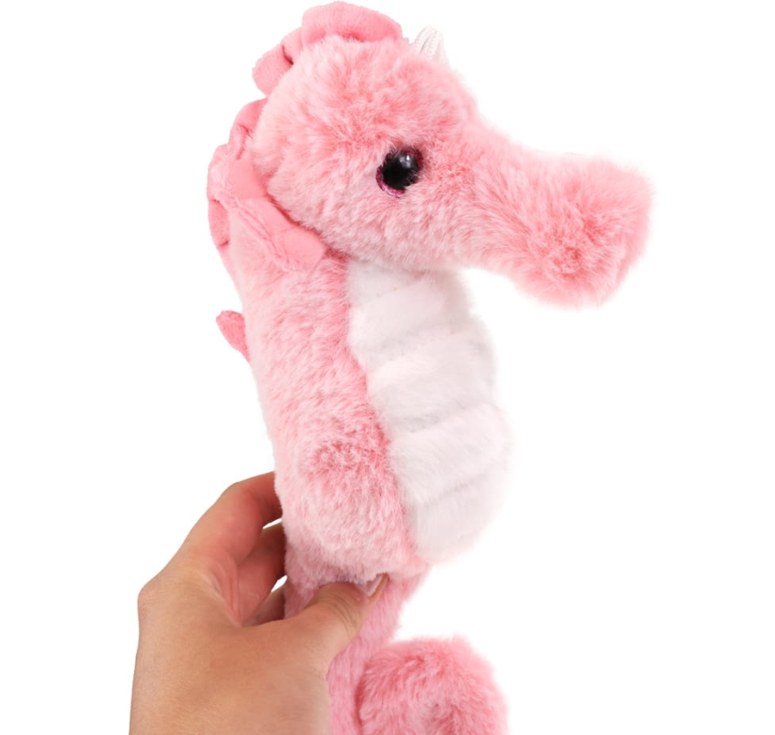 Konik Morski Pluszowy Maskotka Stawscy Pluszak Różowy 3.jpg