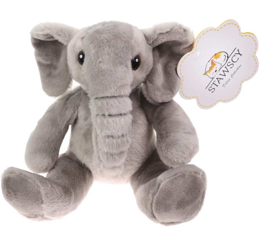 SŁONIK SŁOŃ Maskotka Przytulanka Poduszka z Maskotką Zestaw na Prezent narodziny urodziny 2.jpg