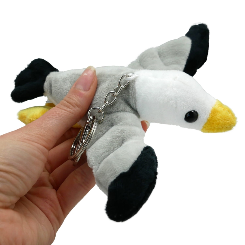 P1456-1A2 breloczek brelok zawieszka do kluczy mewa maskotka pluszak pluszowy ptak 2.jpg