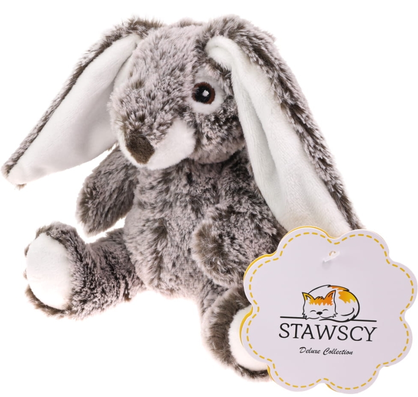 KRÓLIK ZAJĄC ZAJĄCZEK Maskotka Przytulanka Poduszka z Maskotką Zestaw na Prezent narodziny urodziny 5.jpg