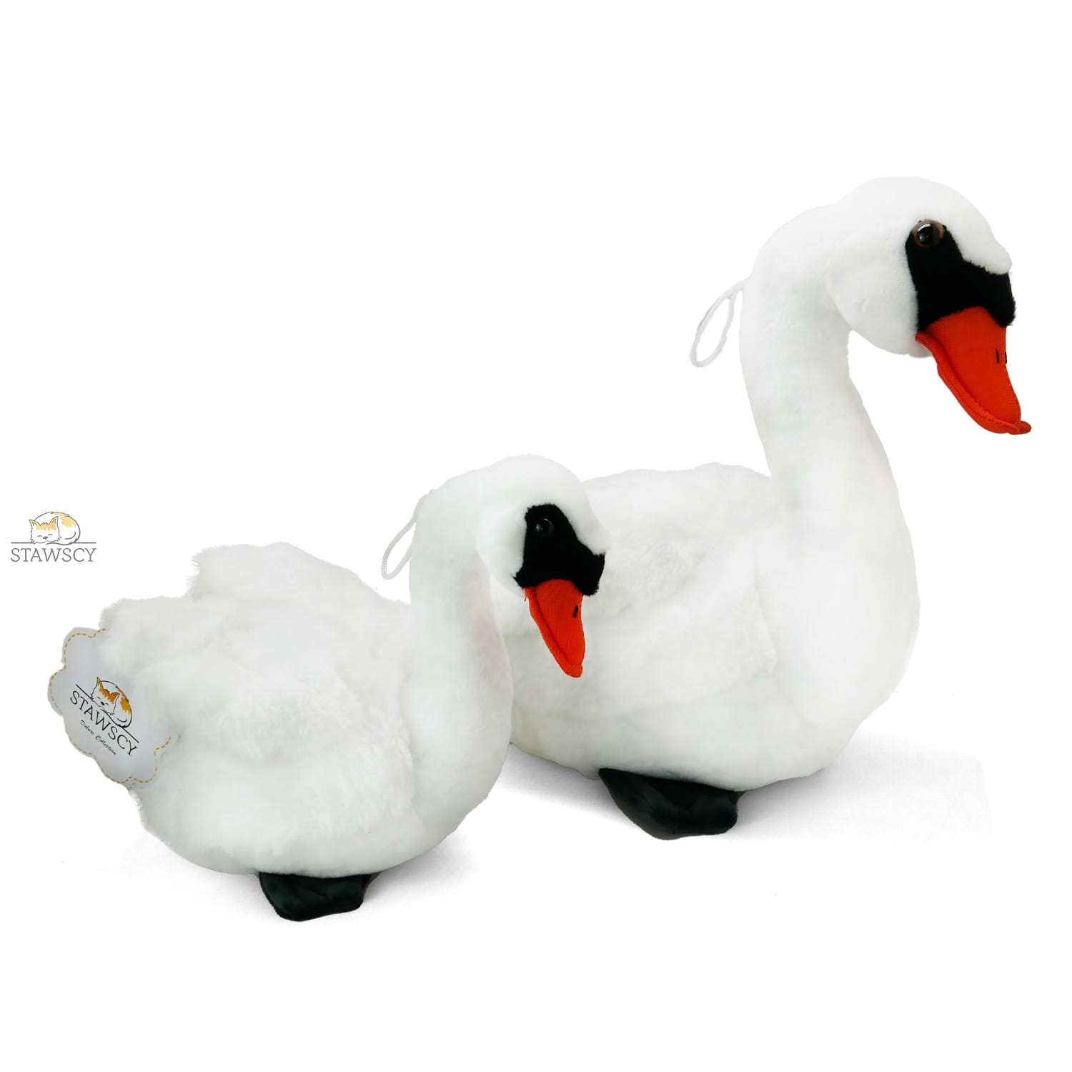 SL7108-1C LABEDZ MASKOTKA PLUSZAK PRZYTULANKA PLUSZOWY PTAK STAWSCY 2.jpg