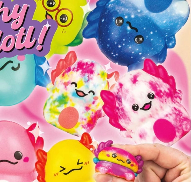 Aksolotl Kolorowy Gniotek Antystresowy Sensoryczny Squishy Piankowy Stawscy 3.jpg
