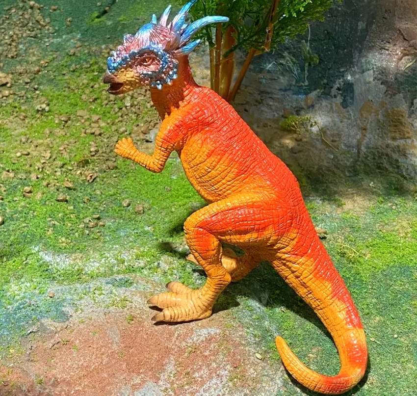 PACHYCEFALOZAUR Figurka Dinozaur Stawscy Ruchomy Figurka Kolekcjonerska 6.jpg