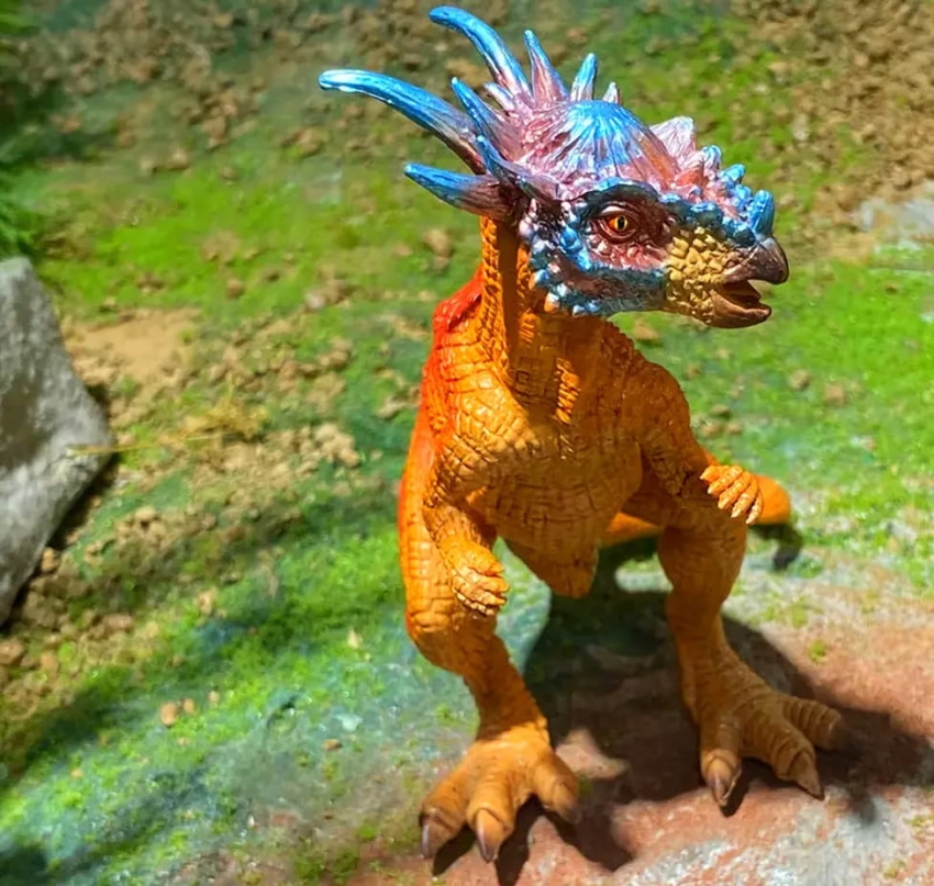 PACHYCEFALOZAUR Figurka Dinozaur Stawscy Ruchomy Figurka Kolekcjonerska 7.jpg