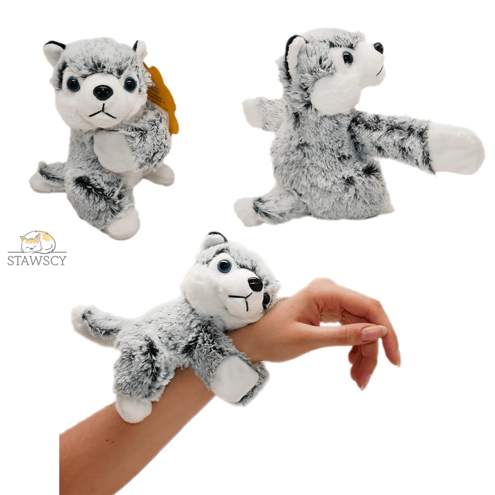 MASKOTKA HUSKY OPASKA NA REKE BRANSOLETKA PLUSZOWA STAWSCY 4.jpg