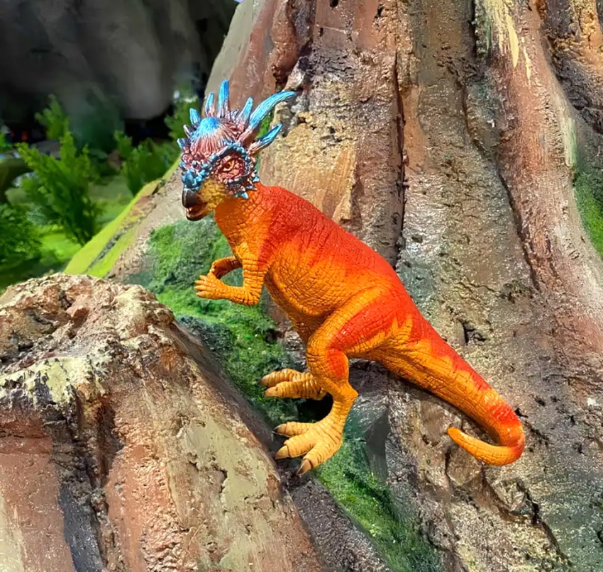PACHYCEFALOZAUR Figurka Dinozaur Stawscy Ruchomy Figurka Kolekcjonerska 4.jpg