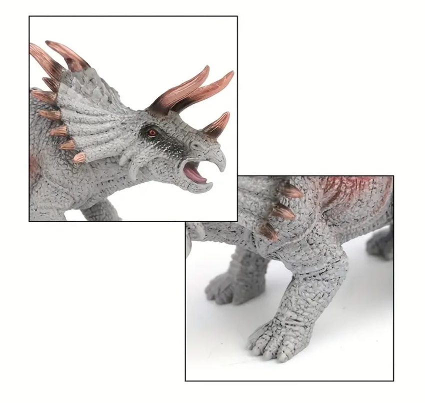 TRICERATOPS Figurka Dinozaur Stawscy Ruchomy Figurka Kolekcjonerska 4.jpg