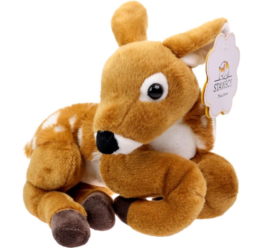 Sarenka Maskotka Pluszowy Pluszak Stawscy Bambi Jeleń.jpg