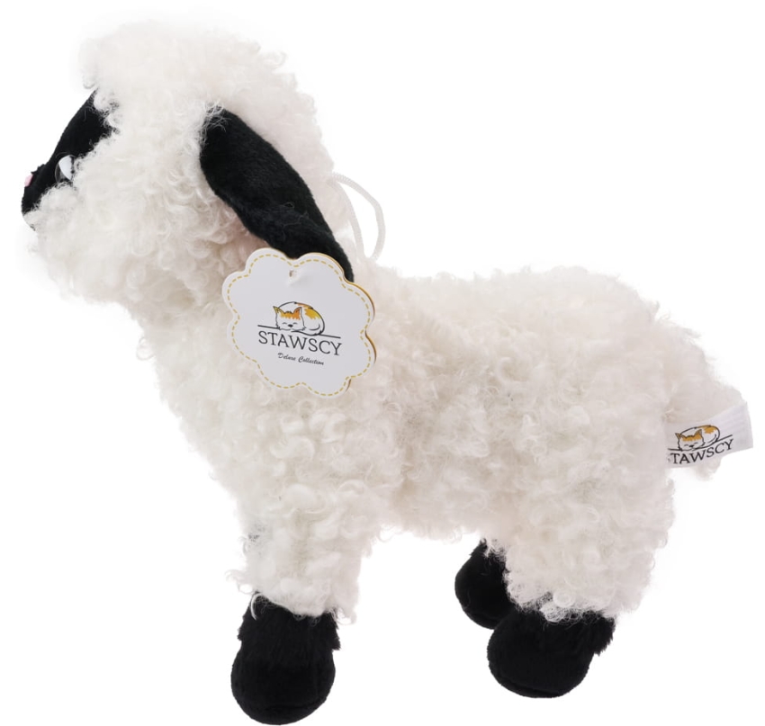 Owieczka Owca Waliserska z czarną mordką pyskiem Maskotka Pluszowa Pluszak Stawscy 3.jpg
