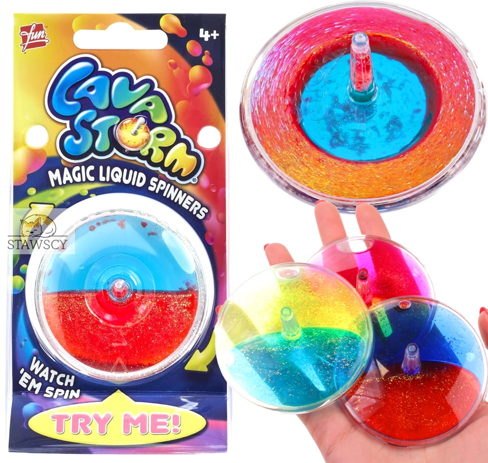 MAGICZNY WIRUJĄCY BĄCZEK dysk WODNY fidget spinner LAWA gra zręcznościowa 5.jpg