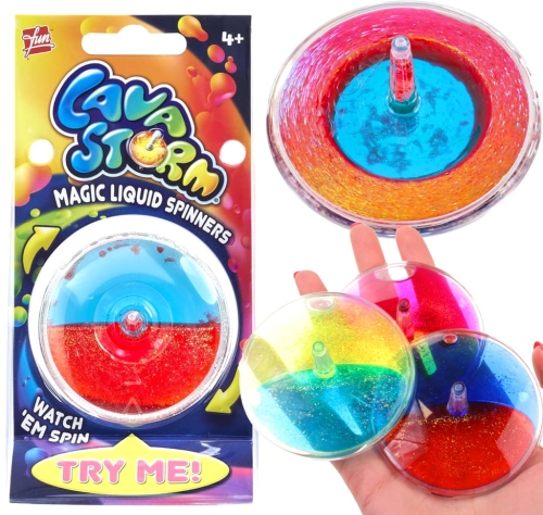 MAGICZNY WIRUJĄCY BĄCZEK dysk WODNY fidget spinner LAWA gra zręcznościowa 5.jpg