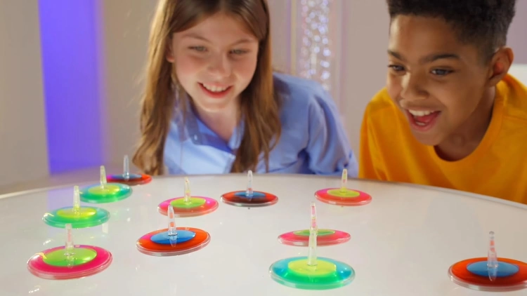 MAGICZNY WIRUJĄCY BĄCZEK dysk WODNY fidget spinner LAWA gra zręcznościowa 10.jpg