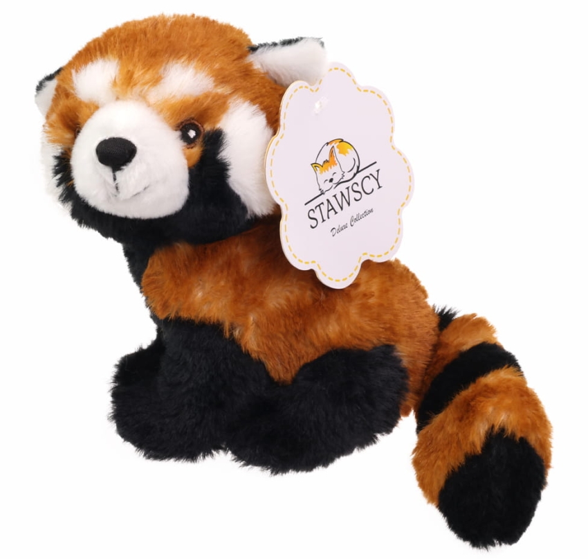 PANDA RUDA Maskotka Przytulanka Poduszka z Maskotką Zestaw na Prezent narodziny urodziny 3.jpg