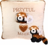 PANDA RUDA Maskotka Przytulanka Poduszka z Maskotką Zestaw na Prezent narodziny urodziny 4.jpg