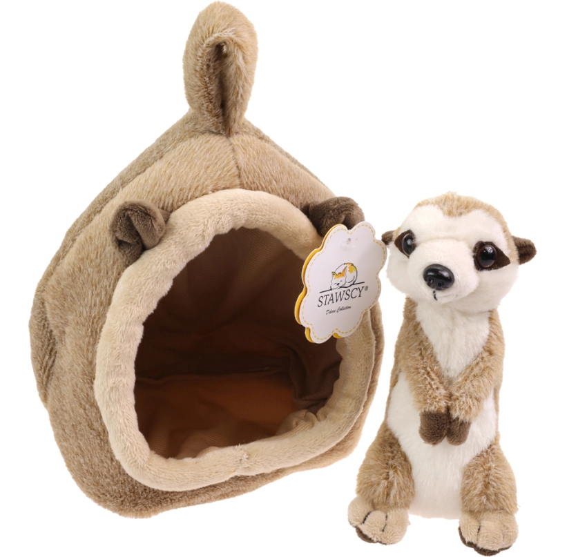 Surykatka w domku Maskotka Pluszowa Pluszak Stawscy Domiśki.jpg