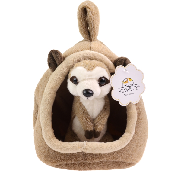 Surykatka w domku Maskotka Pluszowa Pluszak Stawscy Domiśki 2.jpg