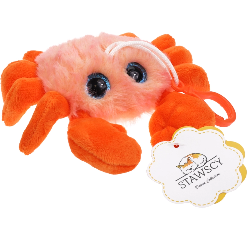 Krab Sebatian Brelok Pluszowy Zawieszka Maskotka Pluszak Stawscy 2.jpg