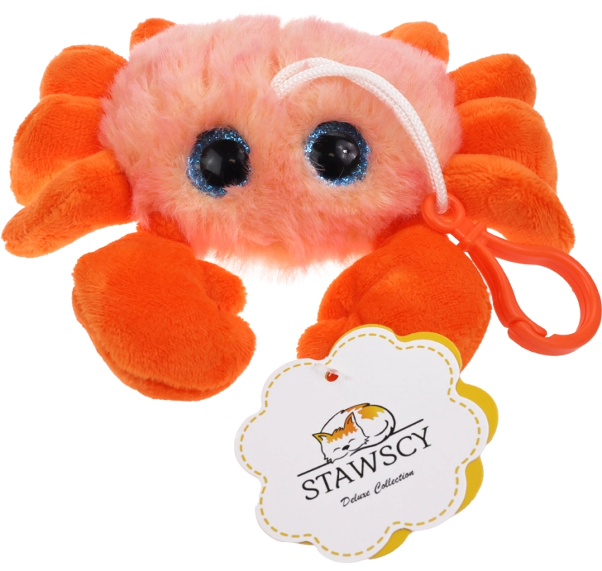 Krab Sebatian Brelok Pluszowy Zawieszka Maskotka Pluszak Stawscy.jpg