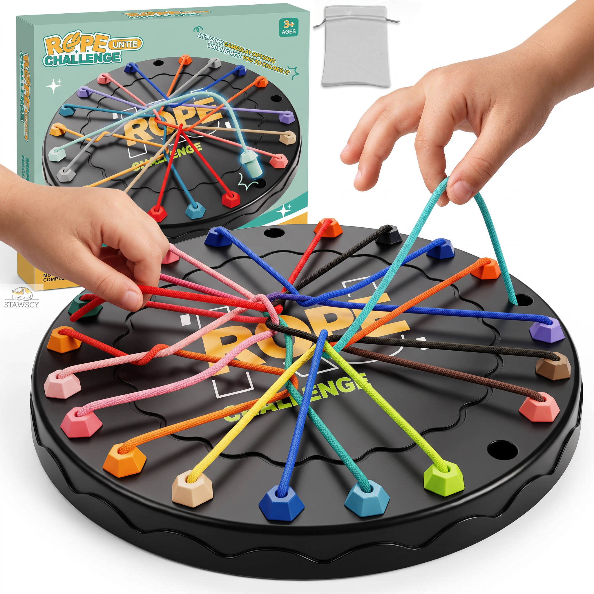 ROZPLĄTYWNIE LIN SZNURKÓW rope challenge GRA RODZINNA PLANSZOWA LOGICZNA 0.png