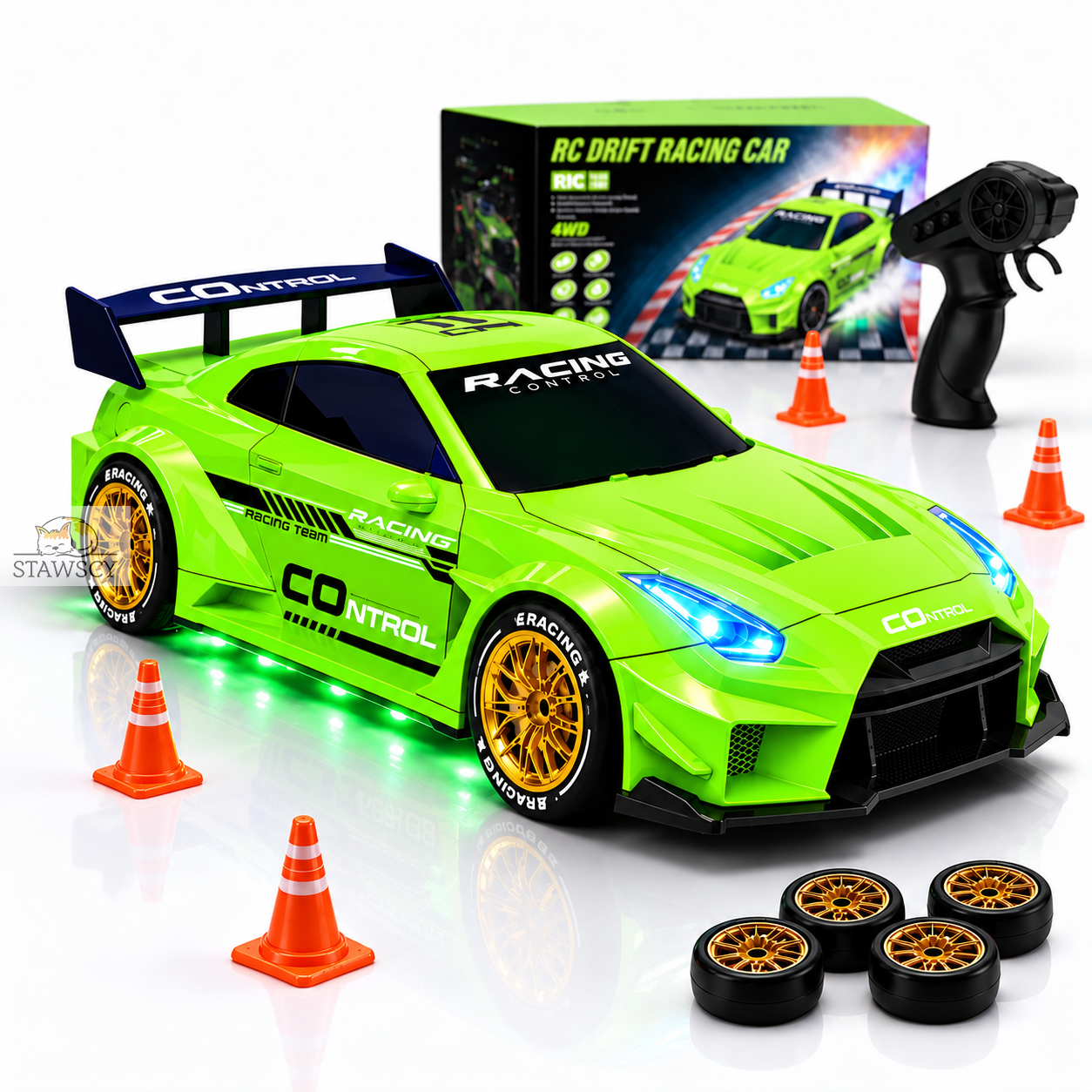 SAMOCHÓD auto DO DRIFTU do driftowania napęd 4X4 zdalnie sterowany PARA wodna i efekty LED.png