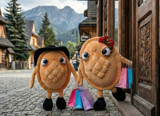 Pluszowy Oscypek Cypek i Cypinka Maskotka Ser Górski