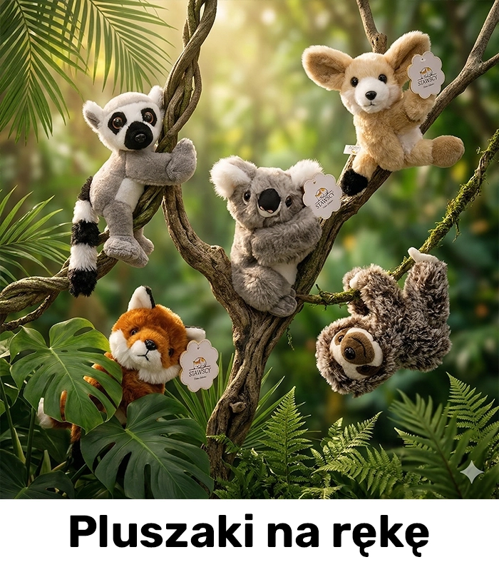 Maskotki na rękę stawscy pluszaki